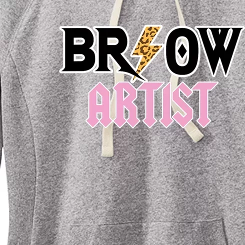 Brow Artist Eyebrow Artist Brow Artist Women's Fleece Hoodie