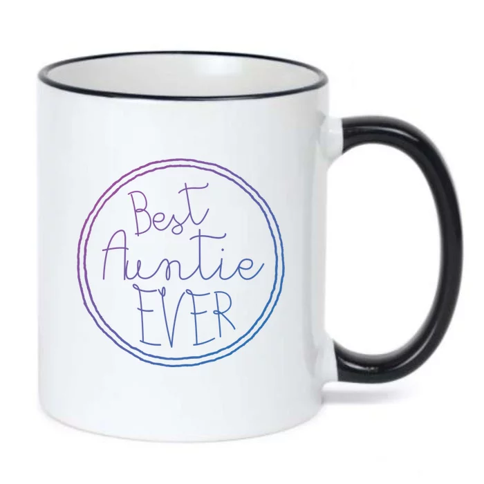 Best Auntie Ever Aunt Gift Cute Gift Black Color Changing Mug