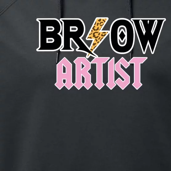 Brow Artist Eyebrow Artist Brow Artist Performance Fleece Hoodie