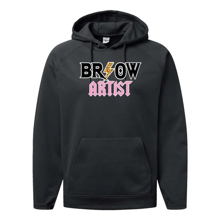 Brow Artist Eyebrow Artist Brow Artist Performance Fleece Hoodie