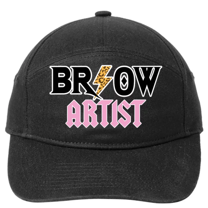 Brow Artist Eyebrow Artist Brow Artist 7-Panel Snapback Hat