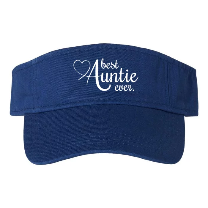 Best Auntie Ever Gift Valucap Bio-Washed Visor