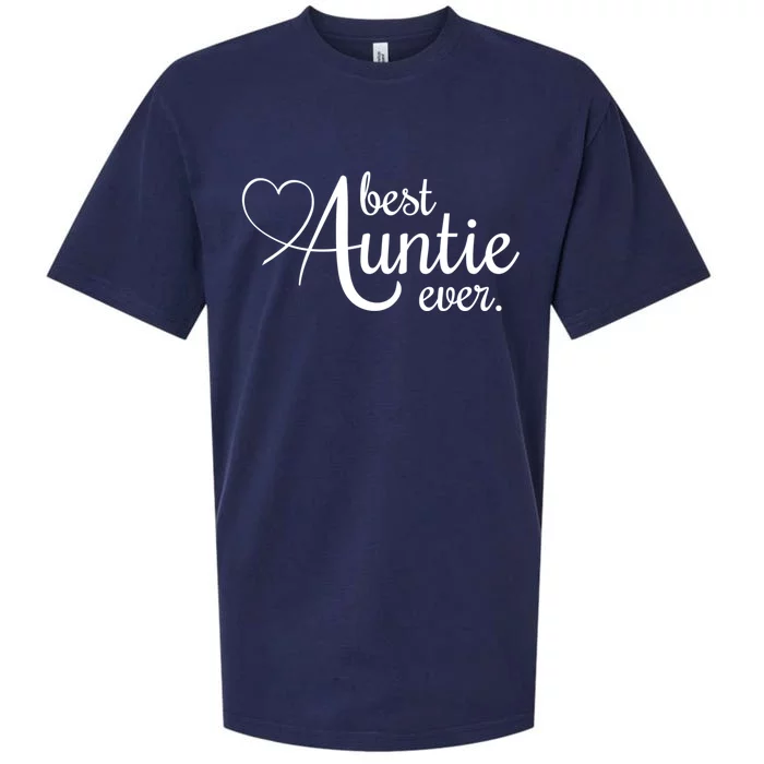 Best Auntie Ever Gift Sueded Cloud Jersey T-Shirt