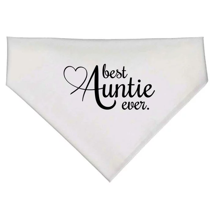 Best Auntie Ever Gift USA-Made Doggie Bandana