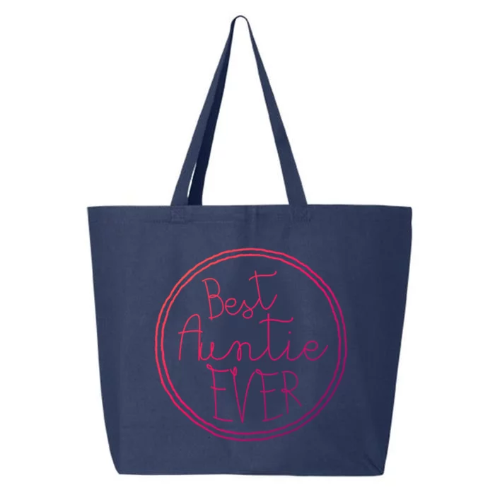 Best Auntie Ever Aunt Gift Cute Gift 25L Jumbo Tote