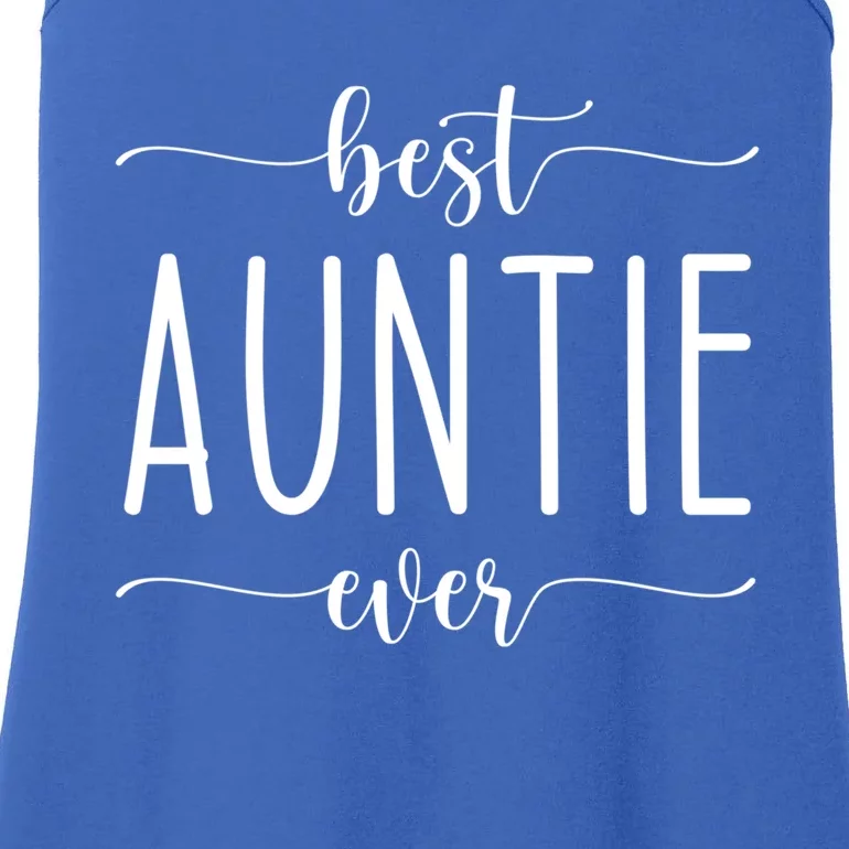 Best Auntie Ever Great Gift Ladies Essential Tank