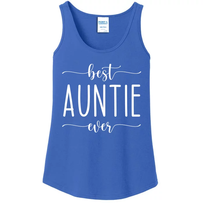 Best Auntie Ever Great Gift Ladies Essential Tank