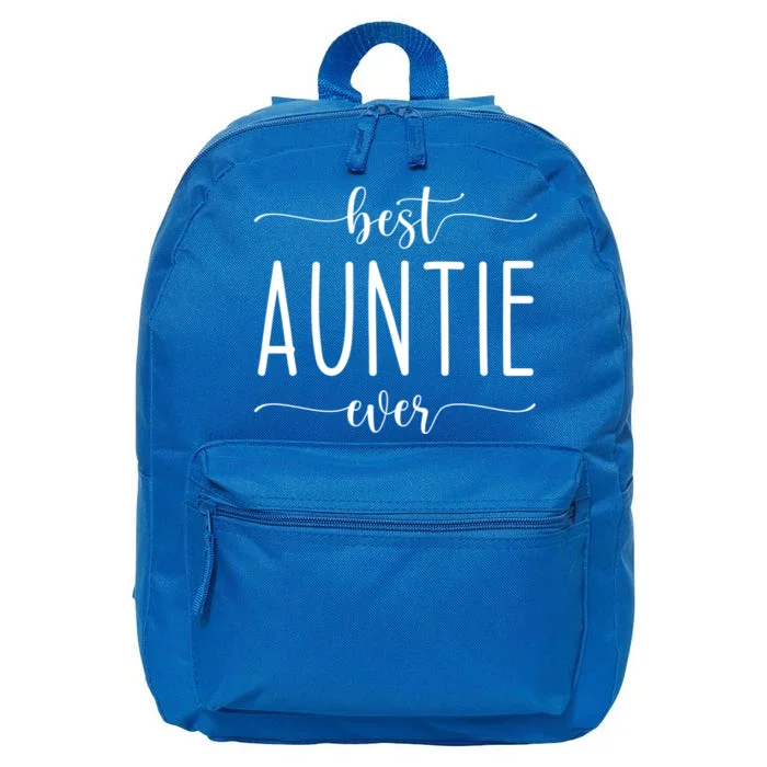 Best Auntie Ever Great Gift 16 in Basic Backpack