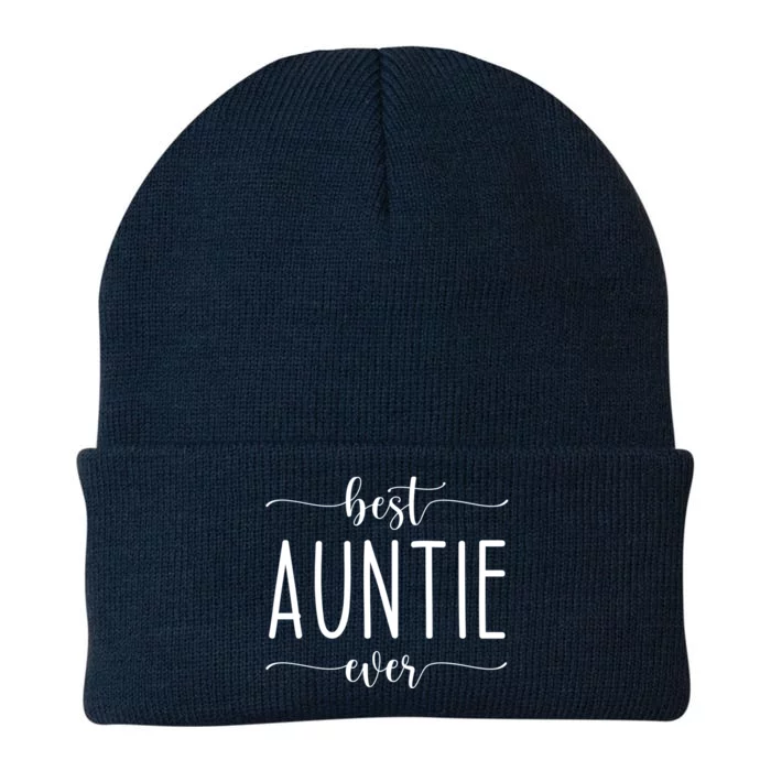 Best Auntie Ever Great Gift Knit Cap Winter Beanie