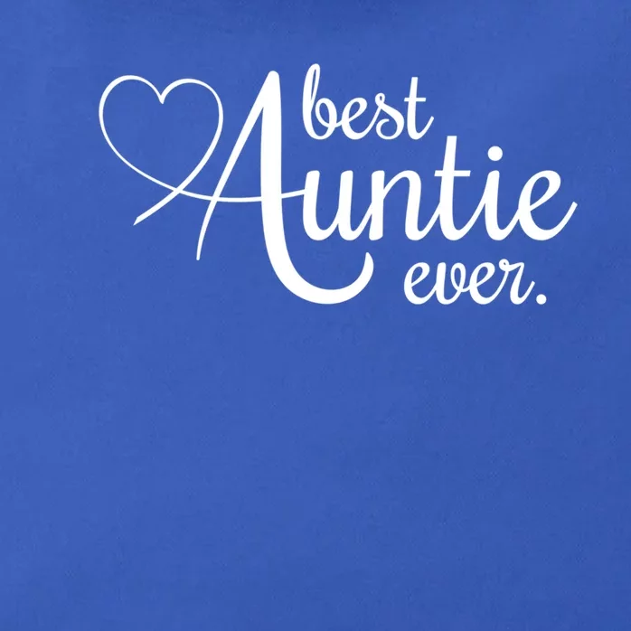 Best Auntie Ever Gift Zip Tote Bag