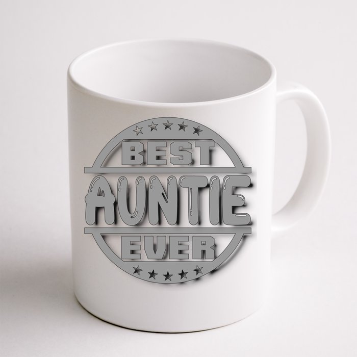 Best Auntie Ever Design Gift Front & Back Coffee Mug