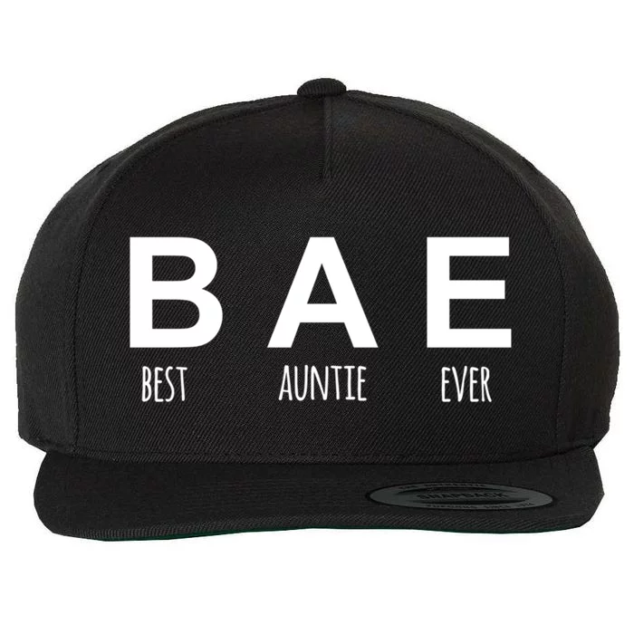 Best Auntie Ever For Ever Gift Wool Snapback Cap