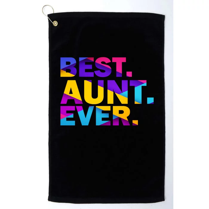 Best Aunt Ever Platinum Collection Golf Towel