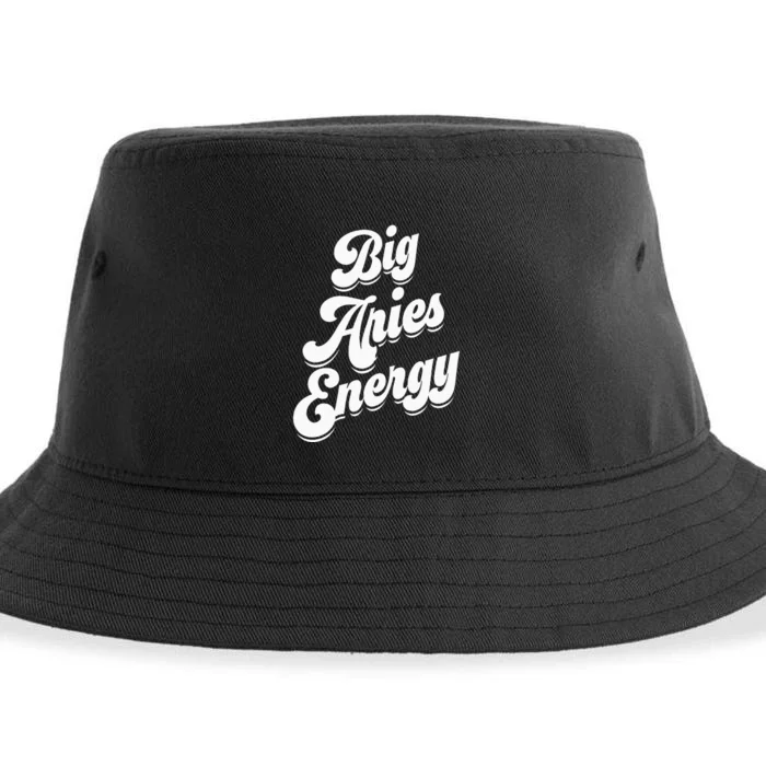 Big Aries Energy Zodiac Sign Aries Season Horoscope Sustainable Bucket Hat