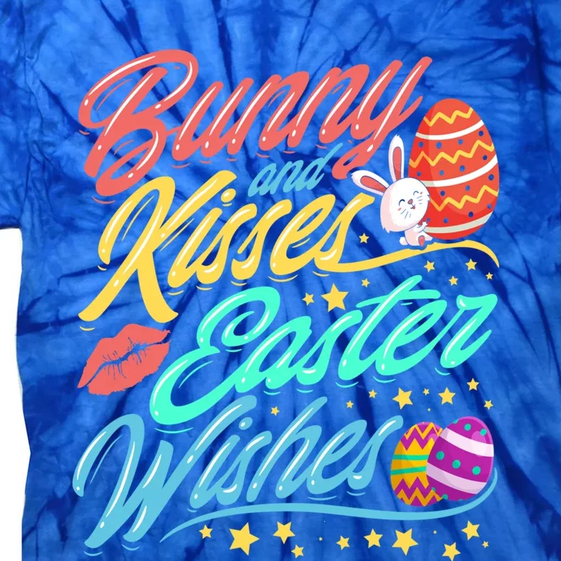 Bunny And Easter Wishes Easter Egg Gift Gift Tie-Dye T-Shirt