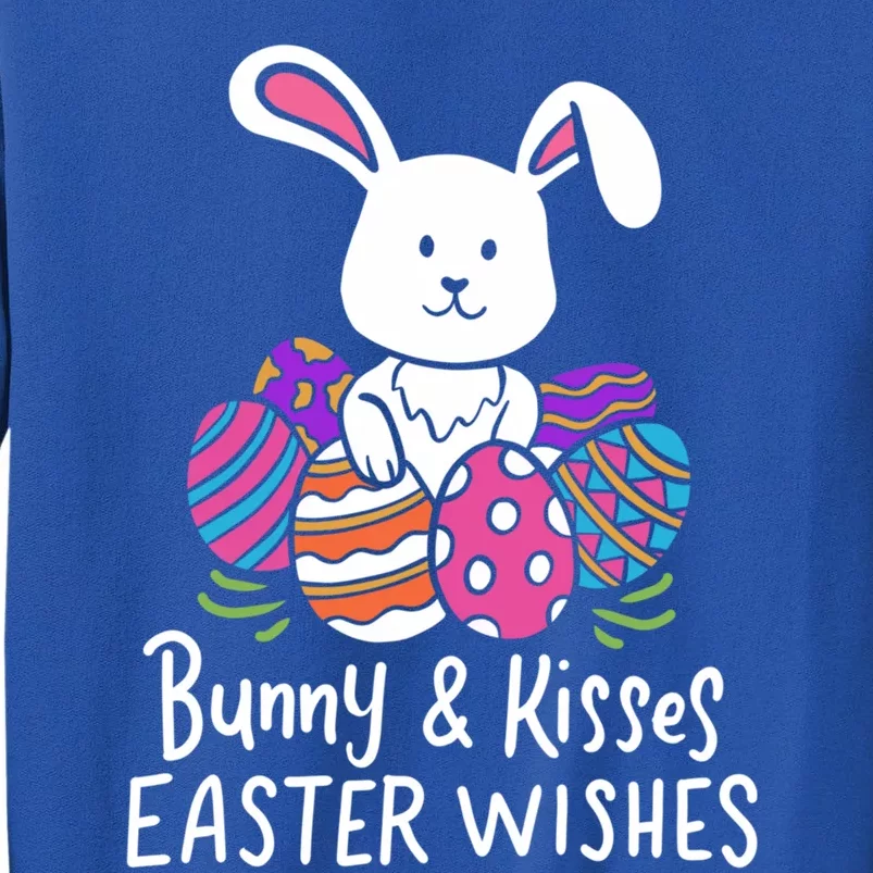 Bunny And Easter Wishes Happy Easter Rabbit Costume Funny Gift Tall Sweatshirt