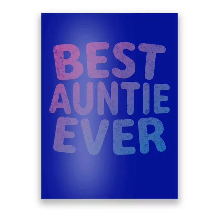 Best Auntie Ever Gift Funny Mothers Day Gift Christmas Cool Gift Poster