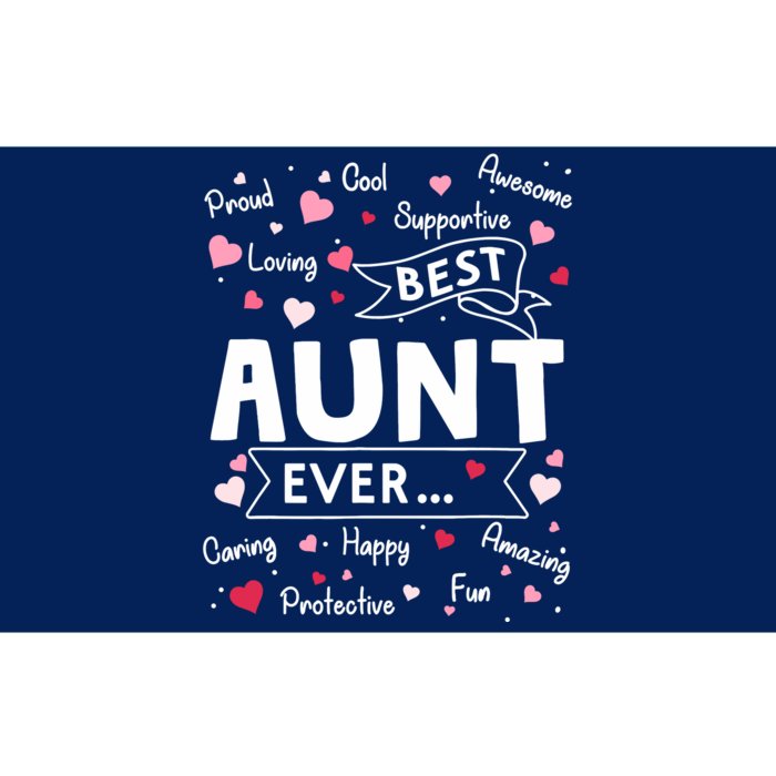 Best Aunt Ever Funny First Time Aunt Mothers Day Bumper Sticker