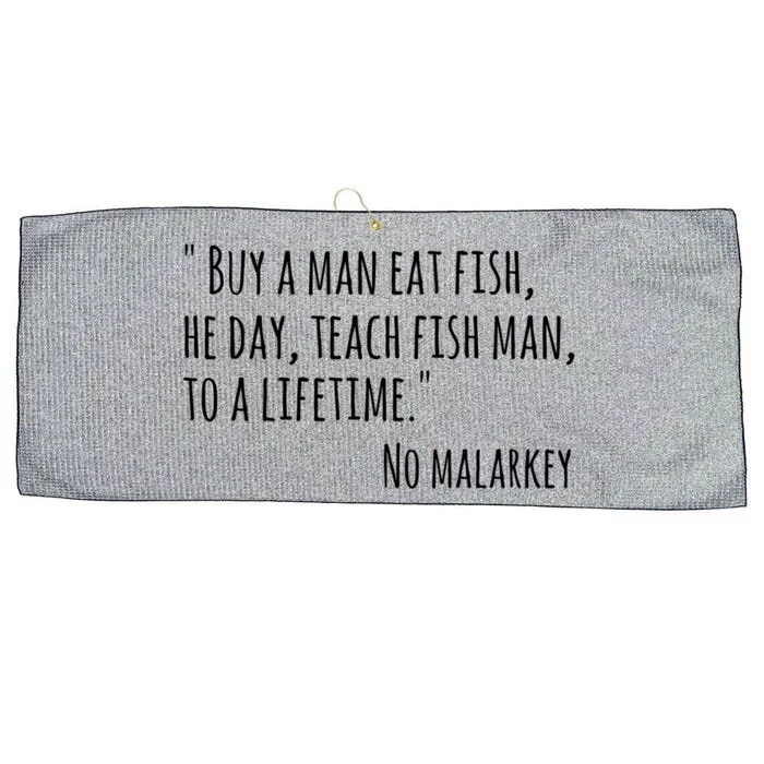 Buy A Eat Fish He Day Teach Fish To A Lifetime Cute Gift Large Microfiber Waffle Golf Towel