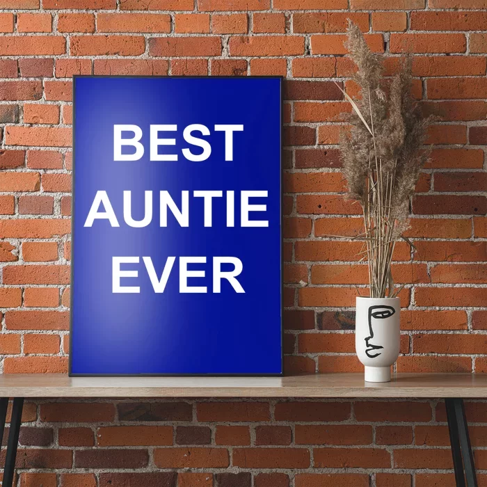 Best Auntie Ever Gift Poster