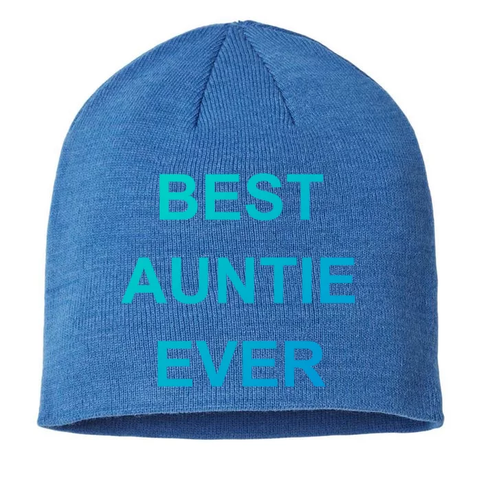 Best Auntie Ever Gift 8 1/2in Sustainable Knit Beanie