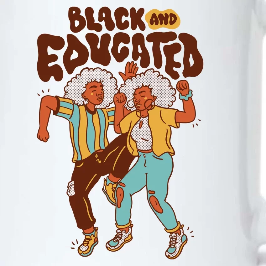 Black And Educated Retro Black History Black Color Changing Mug