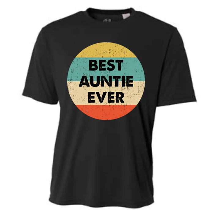 Best Auntie Ever Gift Cooling Performance Crew T-Shirt