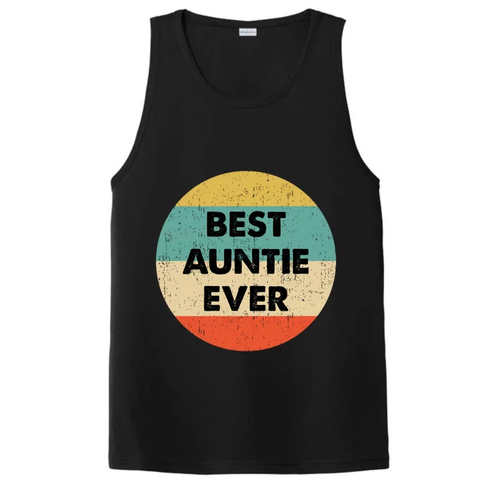 Best Auntie Ever Gift Performance Tank