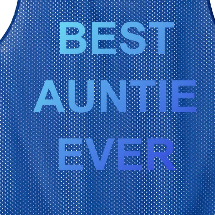 Best Auntie Ever Gift Mesh Reversible Basketball Jersey Tank