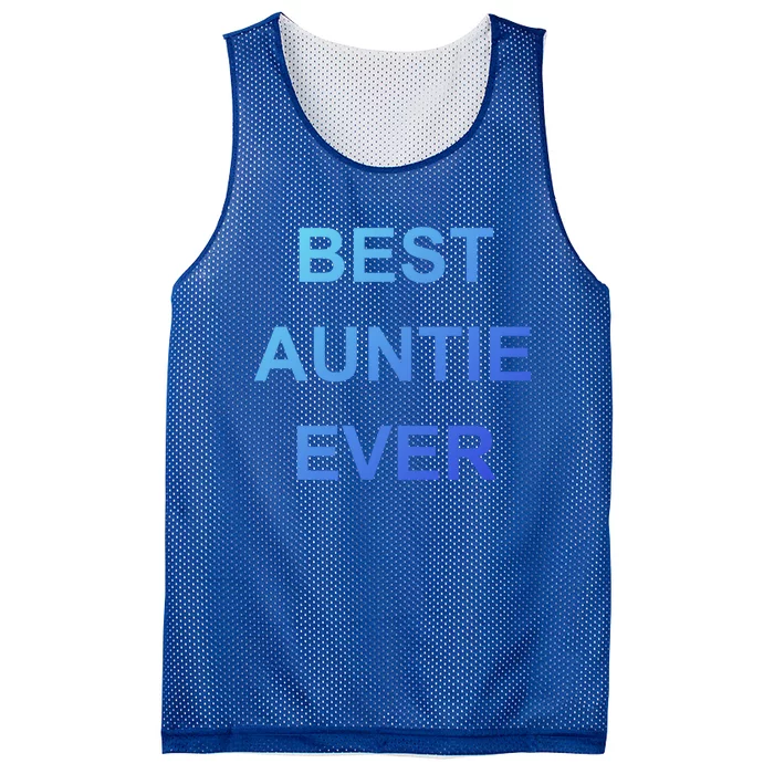 Best Auntie Ever Gift Mesh Reversible Basketball Jersey Tank