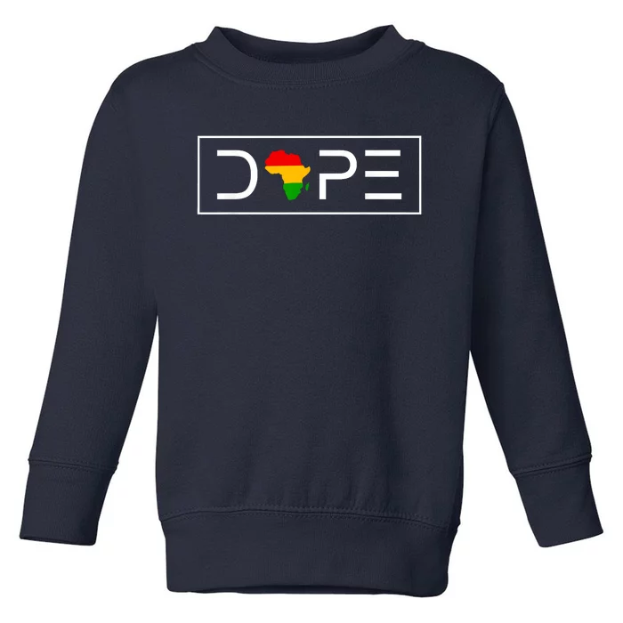 Black American Freedom Toddler Sweatshirt