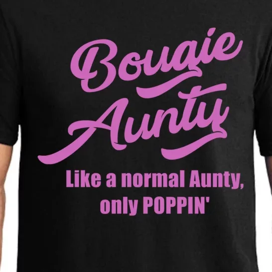 Bougie Aunty Fun Gift For Favorite Aunt Cute Gift Pajama Set