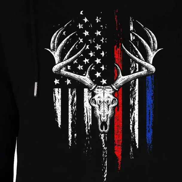 Bowhunting American Flag USA Bow Whitetail Deer Hunter Gift Womens Funnel Neck Pullover Hood