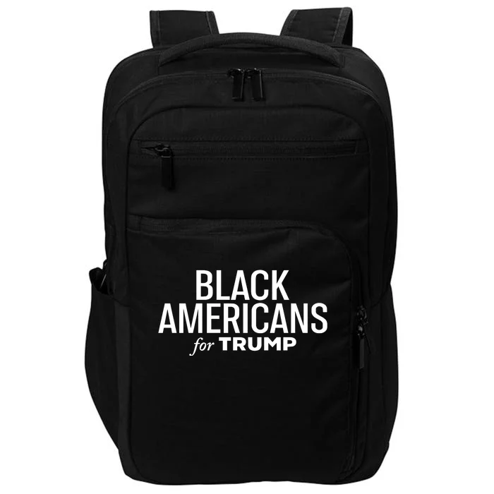 Black Americans For Trump Impact Tech Backpack