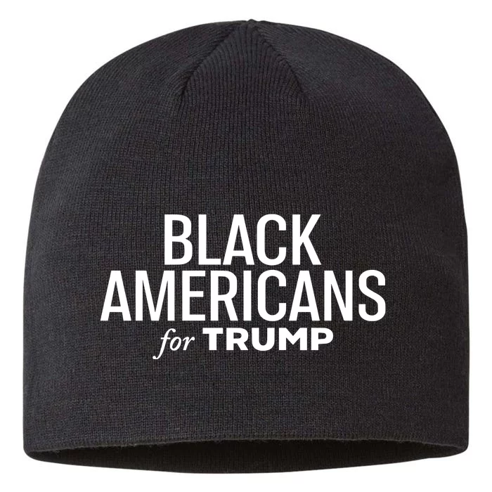 Black Americans For Trump 8 1/2in Sustainable Knit Beanie