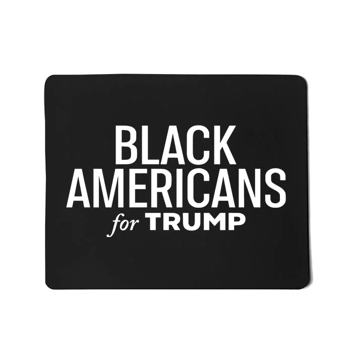 Black Americans For Trump Mousepad