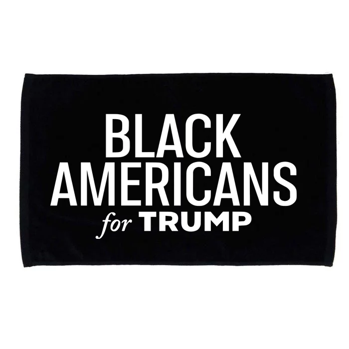 Black Americans For Trump Microfiber Hand Towel