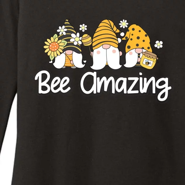 Bee Amazing Funny Beekeeping Lover Buzzing Bees Gnome Lover Gift Womens CVC Long Sleeve Shirt