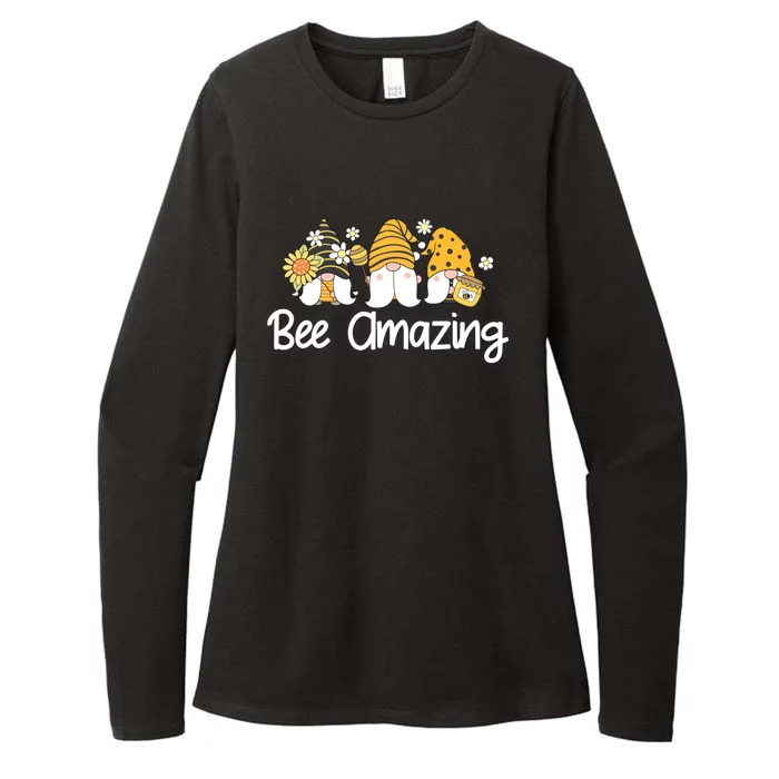 Bee Amazing Funny Beekeeping Lover Buzzing Bees Gnome Lover Gift Womens CVC Long Sleeve Shirt