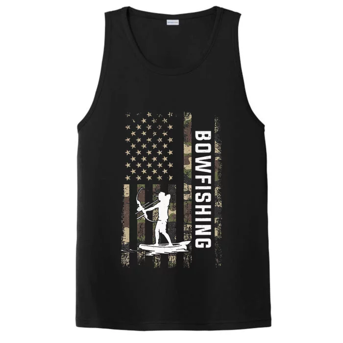 Bowfishing American Flag bowfishing Performance Tank