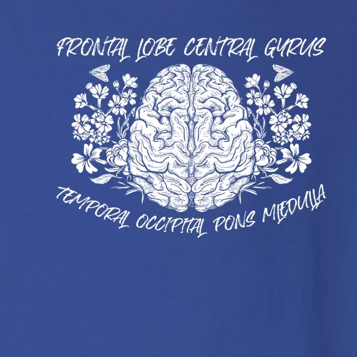 Brain Anatomy Floral Funny Nurse Flowers Nursing School Gift Toddler Long Sleeve Shirt