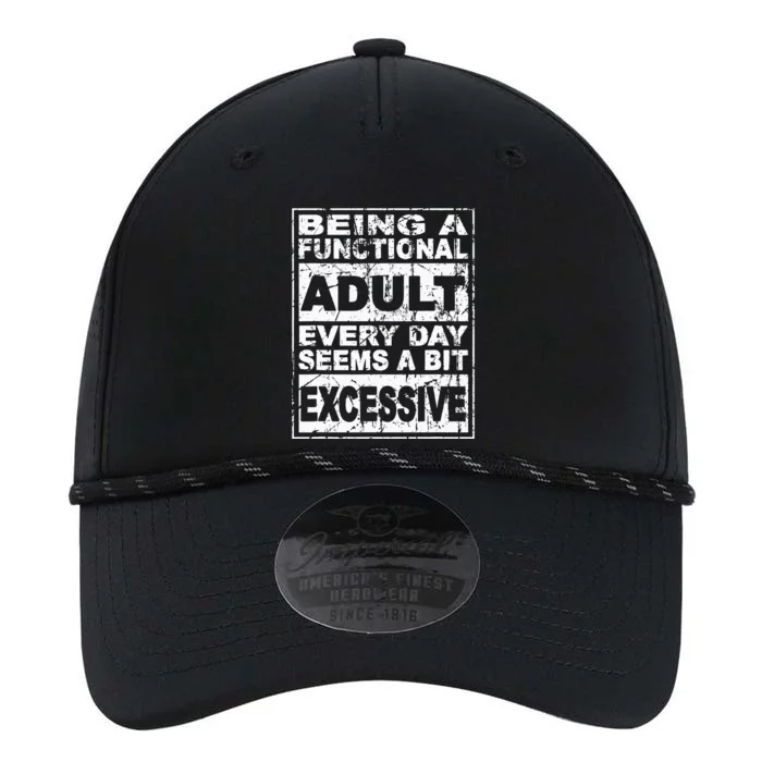 Being a Functional Adult Every Day Seems a Bit Excessive Performance The Dyno Cap