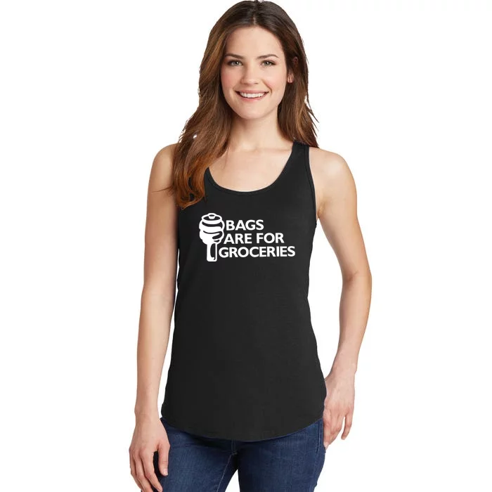 Bags Are For Groceries Funny Car Tuning Ladies Essential Tank