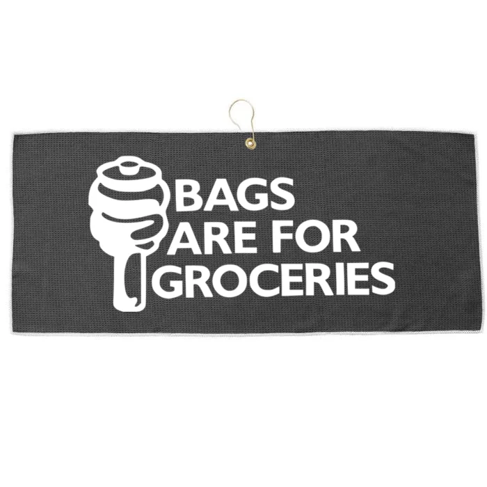 Bags Are For Groceries Funny Car Tuning Large Microfiber Waffle Golf Towel