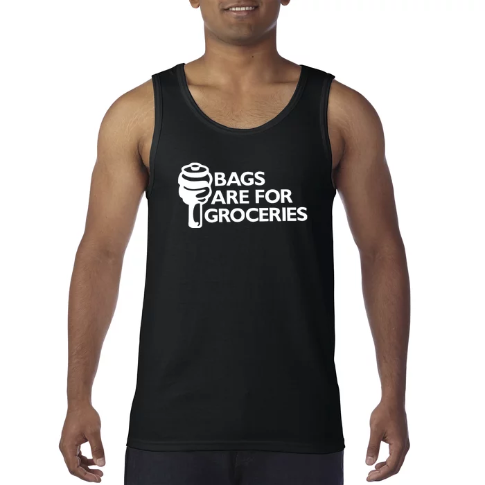 Bags Are For Groceries Funny Car Tuning Tank Top