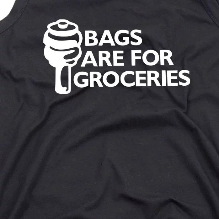 Bags Are For Groceries Funny Car Tuning Tank Top