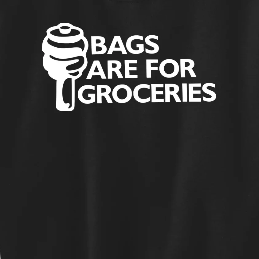 Bags Are For Groceries Funny Car Tuning Kids Sweatshirt