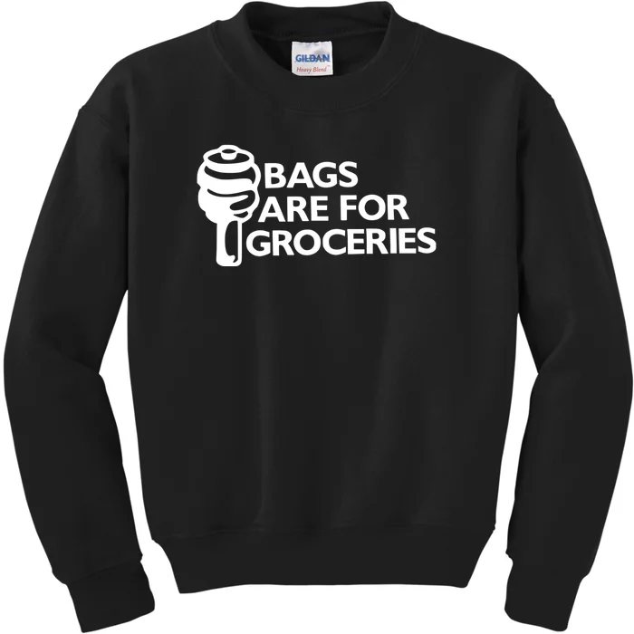 Bags Are For Groceries Funny Car Tuning Kids Sweatshirt