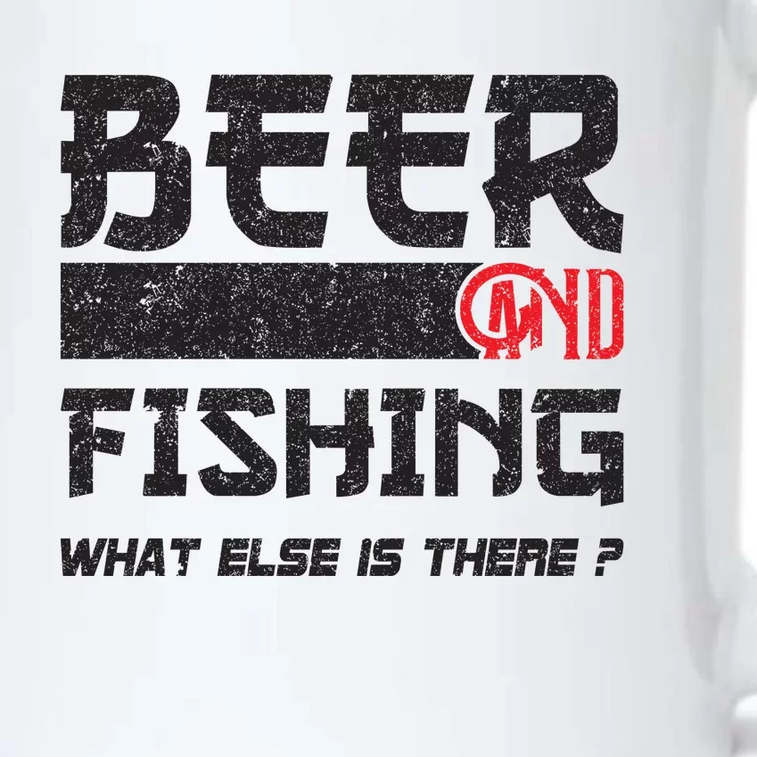 Beer And Fishing What Else Is There Funny Fishing Meme Black Color Changing Mug