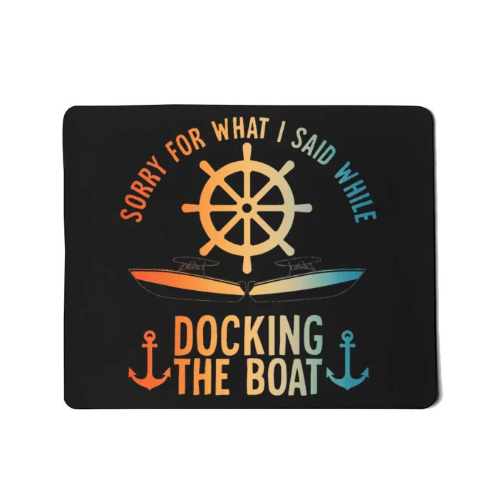 Boating Art For Women Boater Pontoon Boat Lover Mousepad